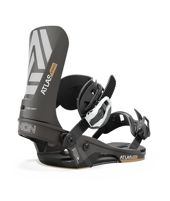 Snowboardbindungen Union Atlas Pro Metalic Black - 2024/25