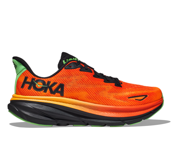 Man Schuhe Hoka Clifton 9 Flame/Vibrant Orange