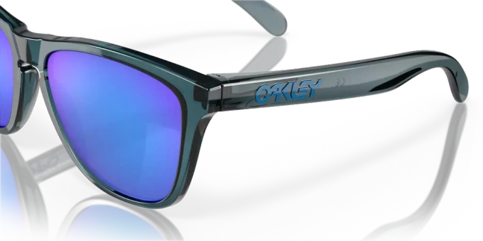 Sonnenbrille Oakley Frogskins Crystal Black w/Prizm Sapphire Polarized - 2023