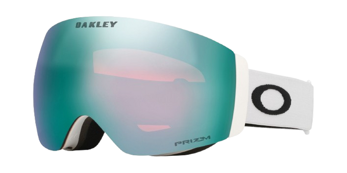 Brille Oakley Flight Deck Pro M Matte White/Prizm Snow Sapphire Iridium + Additional lens Prizm Snow Iced Iridium - 2025/26