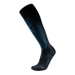 Ski socks UYN Man Ski One Biotech Black/Blue - 2024/25