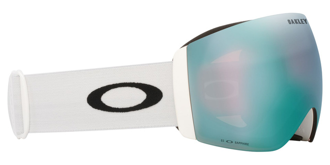 Brille Oakley Flight Deck Pro L Matte White/Prizm Snow Sapphire Iridium + Additional lens Prizm Snow Iced Iridium - 2025/26