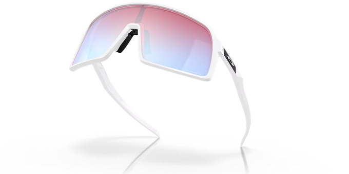Sunglasses Oakley Sutro Polished White Frame/ Prizm Snow Sapphire Lenses - 2023