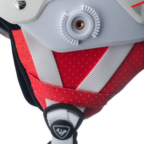 Helm Rossignol Hero Slalom Impacts White + Chinguard - 2025/26