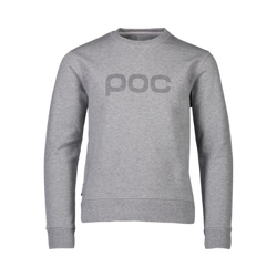 Hoodie POC Crew Jr Grey Melange - 2024/25