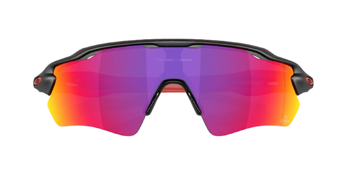 Sonnenbrill Oakley Radar EV Path Matte Black 100t Frame/Prizm Road Lenses