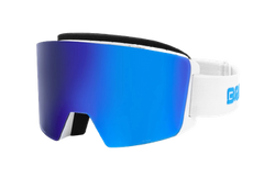 Googles Briko Gara FIS 8.8 Italia White/Light Blue - 2023/24