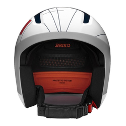 Helmet Briko Vulcano 2.0 France Shiny White Tangaroa Blue - 2024/25