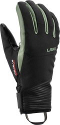 Gloves LEKI Sparrow 3D Women Black/Dust/Green - 2025/26