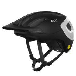 Bicycle helmet POC Axion Race MIPS Uranium Black Matt/Hydrogen White
