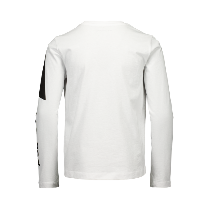 T-shirt POC L/S Tee Jr Blixten White - 2025/26