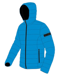 Ski jacket ENERGIAPURA Fiss Jacket Turquoise/Black Men