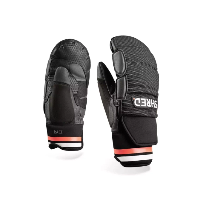 Gloves Shred Ski Race Protective Mittens Black/Rust - 2024/25
