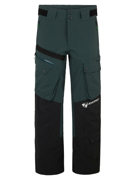 Ski pants Ziener RCE Coach Unisex Pants Dark Jungle - 2024/25