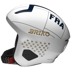 Helmet Briko Vulcano 2.0 France Shiny White Tangaroa Blue - 2024/25