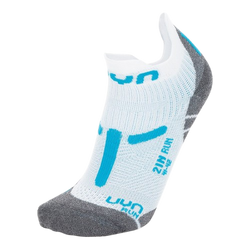 Outdoor Socken UYN Woman Run 2in Socks White/Turquoise