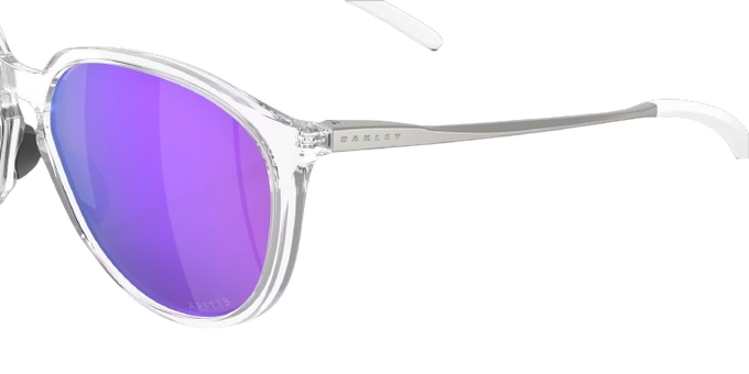 Sunglasses OAKLEY Sielo Mikaela Shiffrin Signature Series Prizm Violet Lenses / Polished Chrome Frame