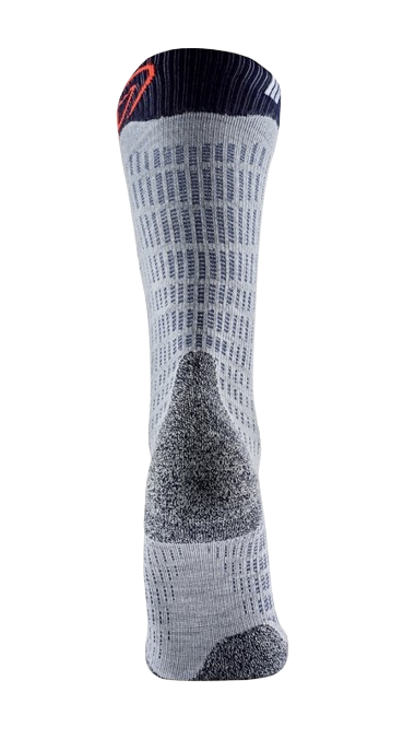 Skisocken Sidas Ski Merino Grey/Orange