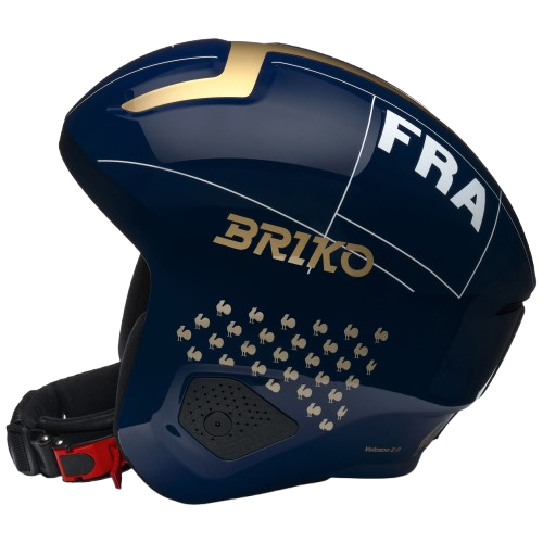 Helmet Briko Vulcano 2.0 France Shiny Tangaroa Blue - 2024/25