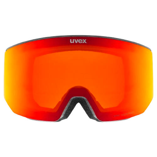 Goggles Uvex lace ATTRACT FM Black Matt/Mirror Red + spare lens - 2025/26