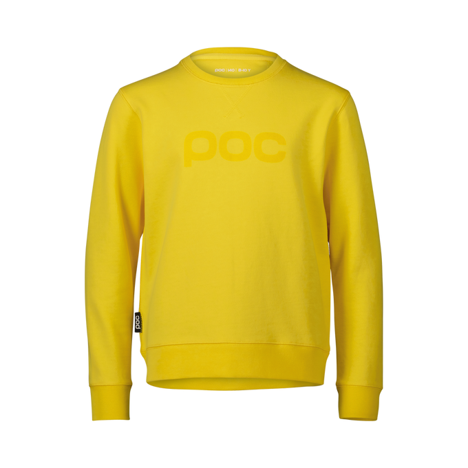 Hoodie POC Crew Jr Aveturine Yellow - 2023/24