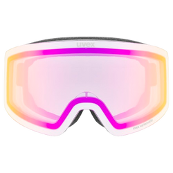Brille Uvex Provoqe V White Matt/Mirror Pink - 2025/26
