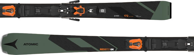 Ski Atomic Redster Q6 + MI 12 GW Black/Orange - 2024/25