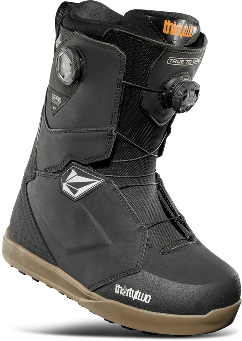 Snowboard Boots Thirty Two Lashed Double Boa X Volcom Men Black/Gum - 2024/25