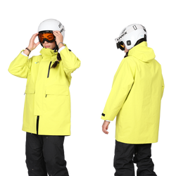 Level Race Rain Coat Junior Yellow/Black - 2025/26