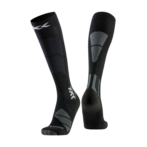 Ski socks X-Socks Ski Perform Merino OTC X Black/Grey - 2024/25