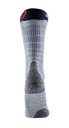 Skisocken Sidas Ski Merino Grey/Orange