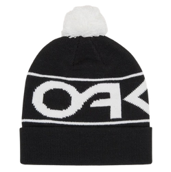 Mütze Oakley Factory Cuff Beanie Black/White Logo