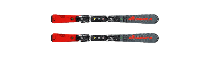 Skis Nordica Team J R(100-140) + Marker J4.5 - 2024/25