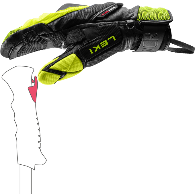 Gloves LEKI WCR Venom SL 3D Mitt- 2025/26