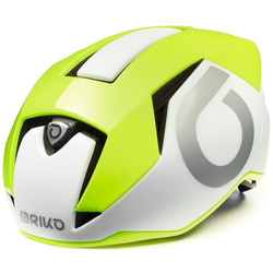 Fahrradhelm BRIKO Gass 2.0 White Yellow/Fluo Silver - 2021