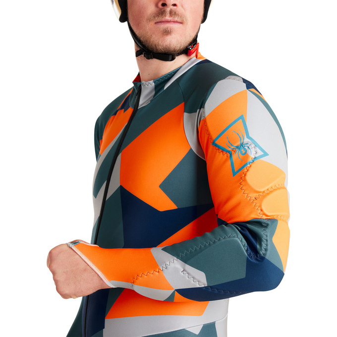 Rennanzug Spyder Performance Gs Race Suit Orange Shock - 2024/25